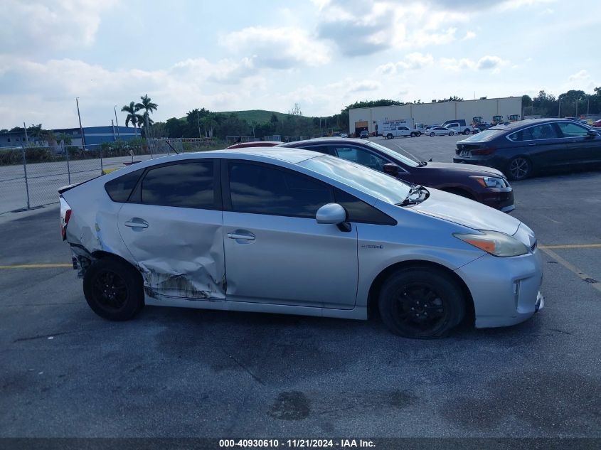 2013 Toyota Prius Two VIN: JTDKN3DUXD5555362 Lot: 40930610