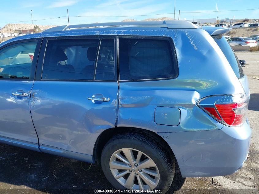 2008 Toyota Highlander Hybrid Limited VIN: JTEEW44A182016668 Lot: 40930611