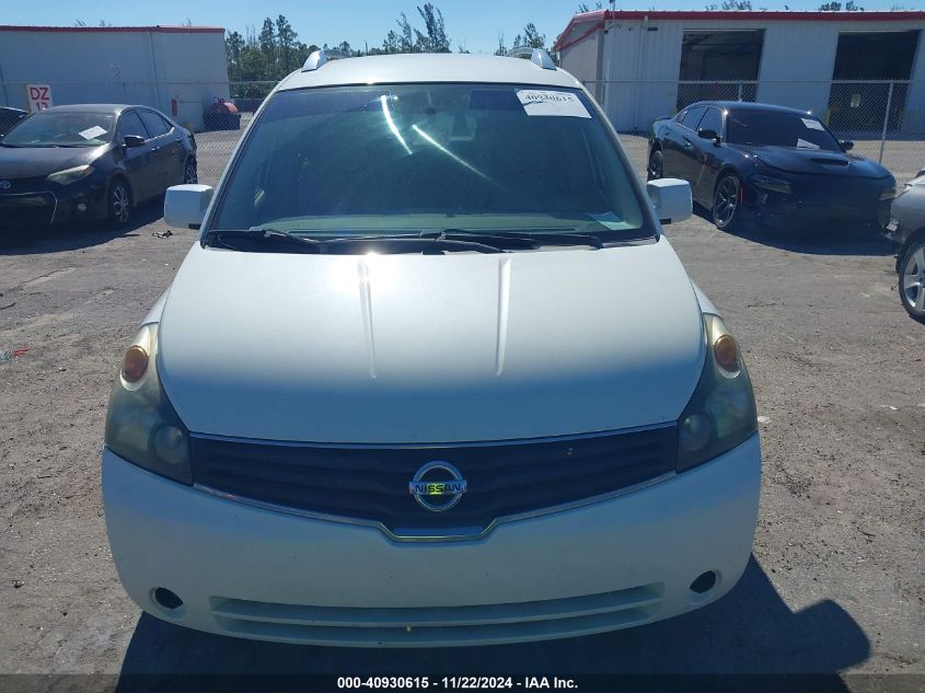 2007 Nissan Quest 3.5 Sl VIN: 5N1BV28U67N137742 Lot: 40930615