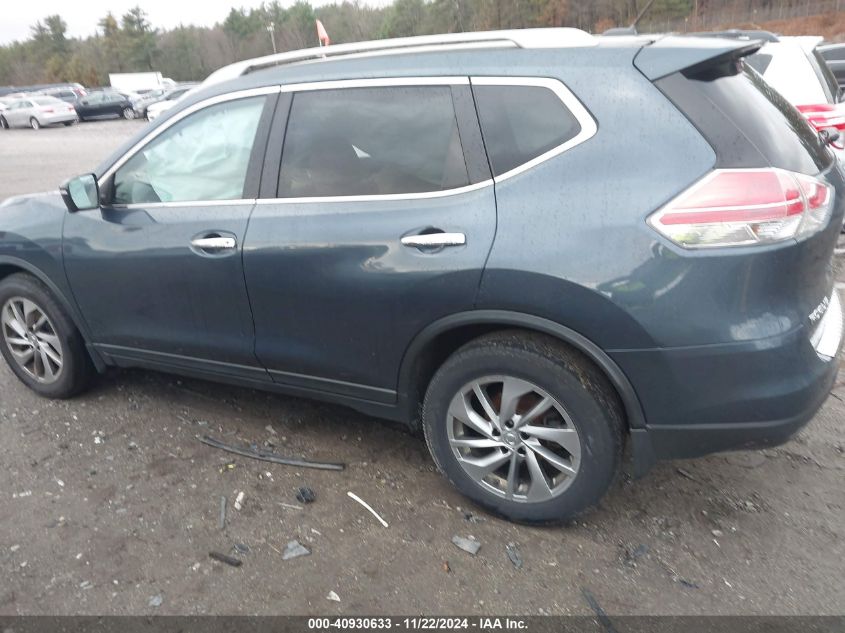 2014 Nissan Rogue Sl VIN: 5N1AT2MV6EC793884 Lot: 40930633