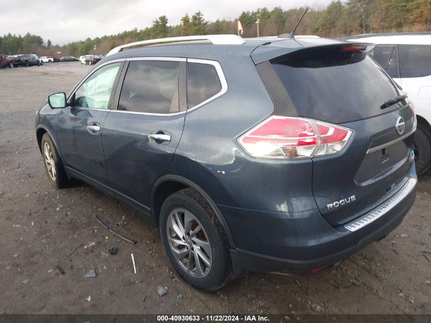 2014 Nissan Rogue Sl VIN: 5N1AT2MV6EC793884 Lot: 40930633