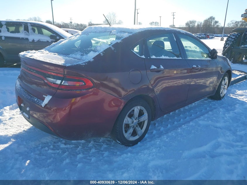 Vin: 1c3cdfbb1fd336281, lot: 41420361, dodge dart sxt 20154