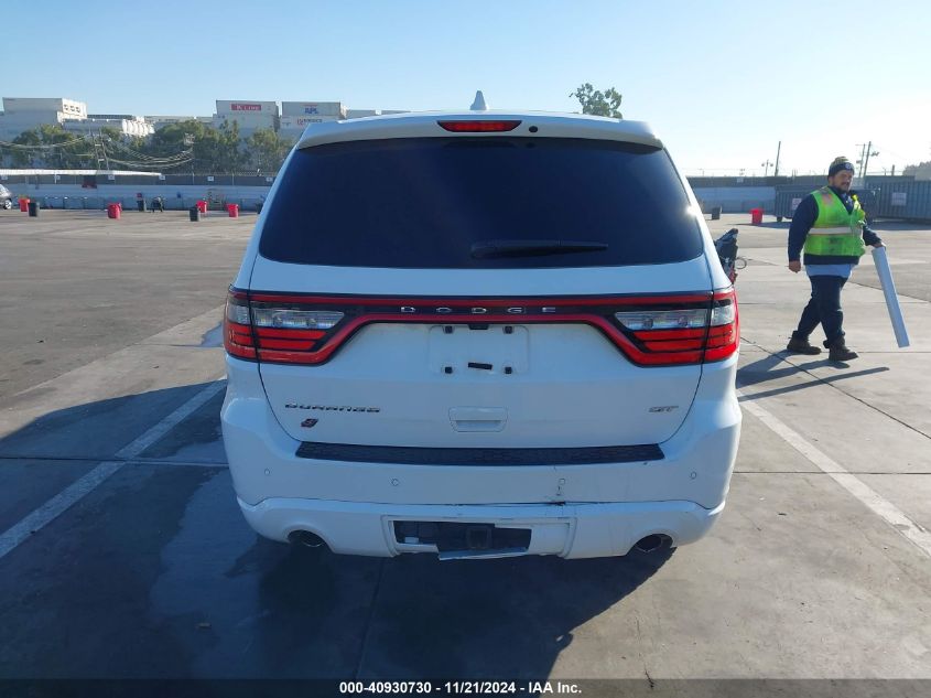 2018 Dodge Durango Gt Awd VIN: 1C4RDJDG0JC329502 Lot: 40930730