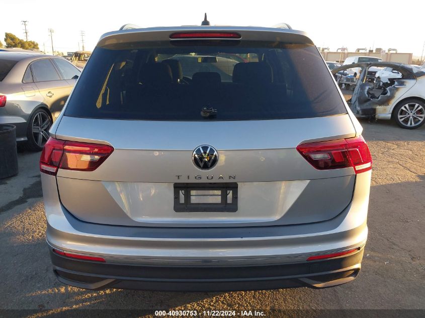 2022 Volkswagen Tiguan 2.0T S VIN: 3VV1B7AX4NM164327 Lot: 40930753