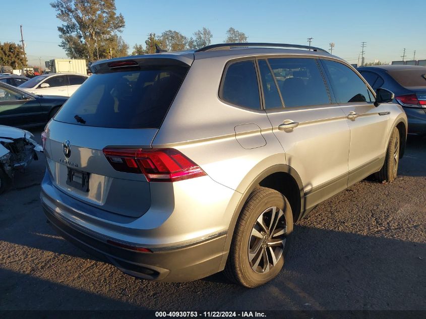 2022 Volkswagen Tiguan 2.0T S VIN: 3VV1B7AX4NM164327 Lot: 40930753