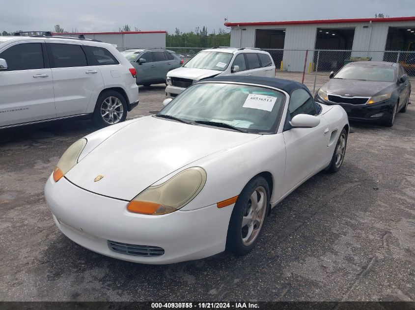 2002 Porsche Boxster VIN: WP0CA298X2U625824 Lot: 40930755