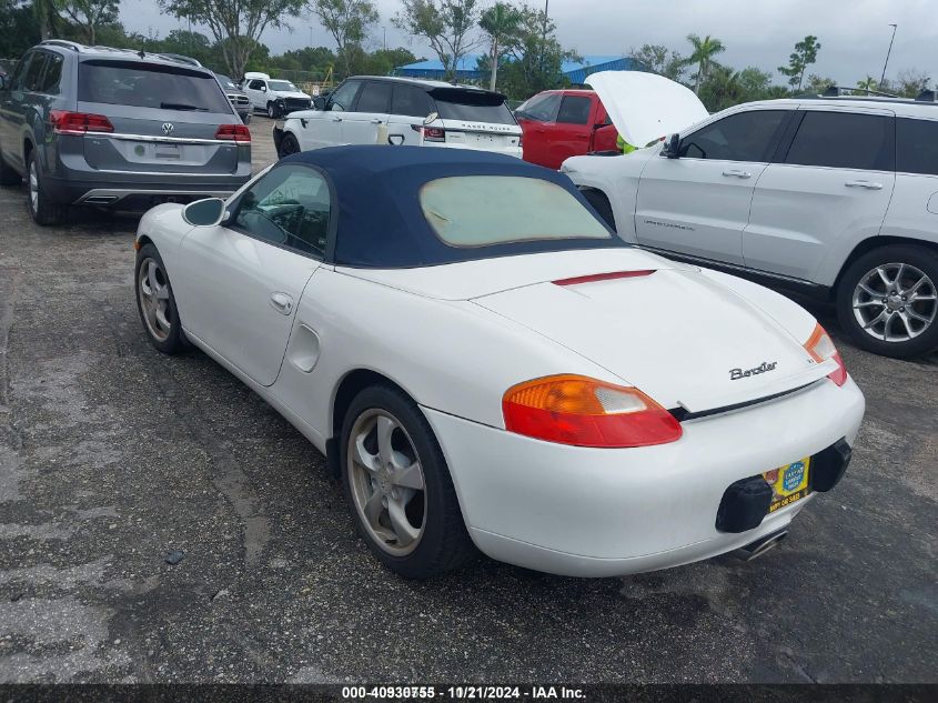 2002 Porsche Boxster VIN: WP0CA298X2U625824 Lot: 40930755