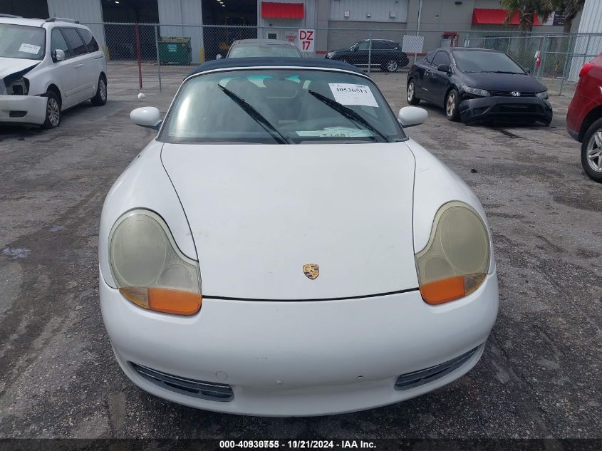 2002 Porsche Boxster VIN: WP0CA298X2U625824 Lot: 40930755