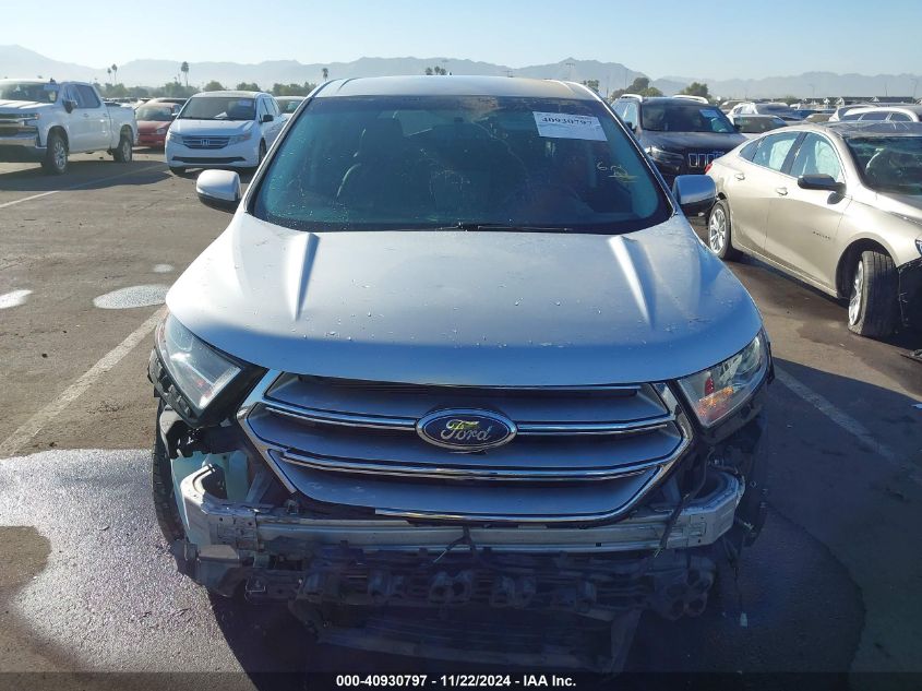 2018 Ford Edge Sel VIN: 2FMPK3J98JBC60875 Lot: 40930797