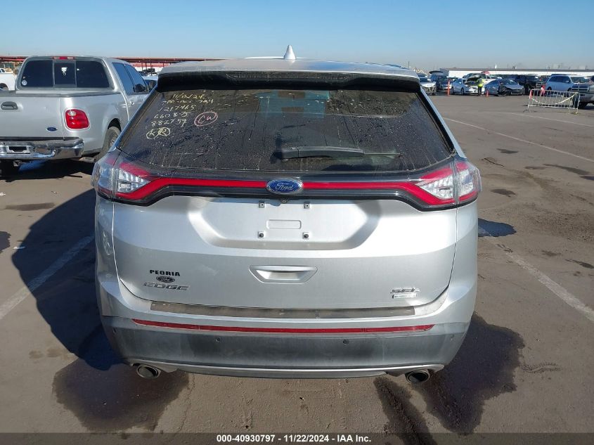 2018 Ford Edge Sel VIN: 2FMPK3J98JBC60875 Lot: 40930797