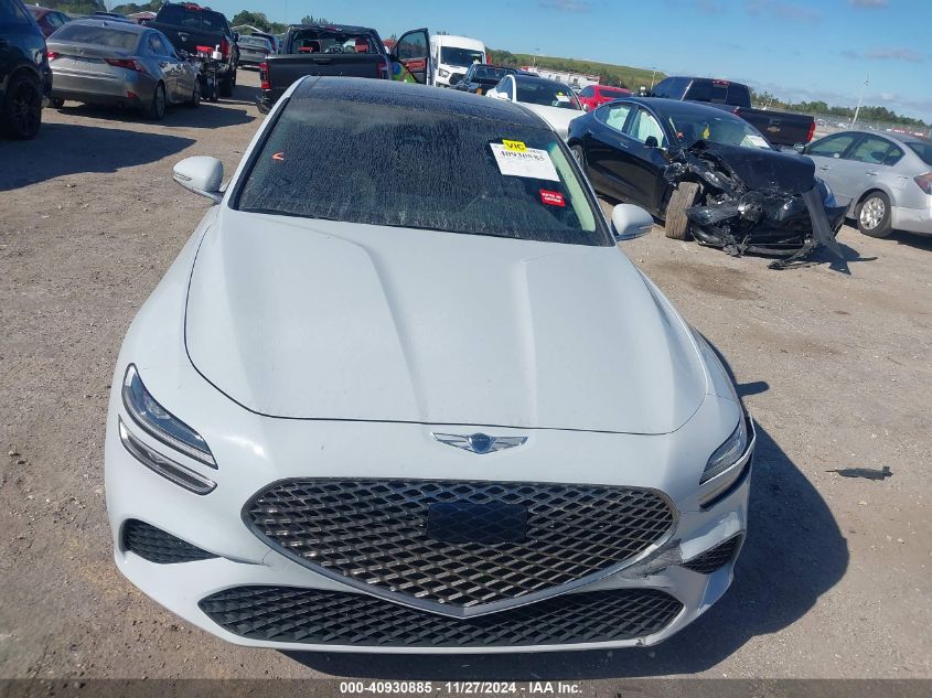 VIN KMTG34TA7NU096194 2022 Genesis G70, 2.0T Rwd no.12