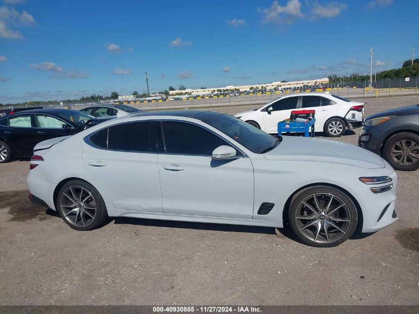 VIN KMTG34TA7NU096194 2022 Genesis G70, 2.0T Rwd no.13