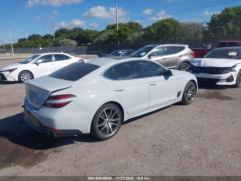 VIN KMTG34TA7NU096194 2022 Genesis G70, 2.0T Rwd no.4