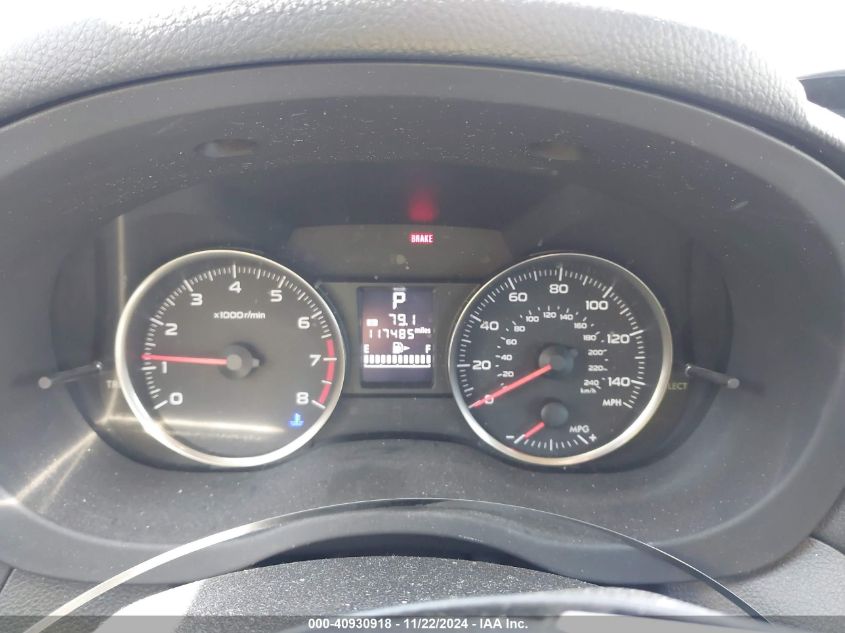 2016 SUBARU IMPREZA VIN: JF1GPAP6XG8203814