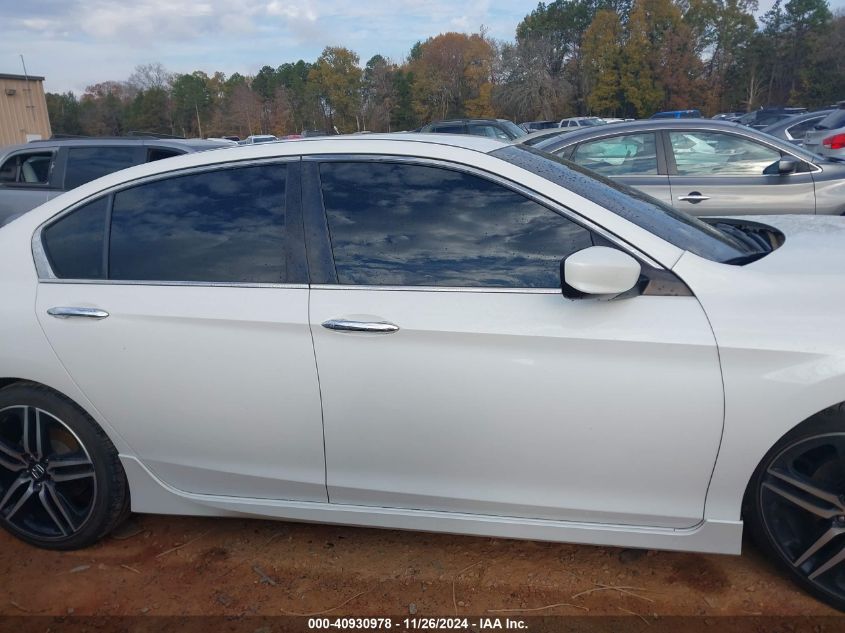 VIN 1HGCR2F17HA162567 2017 Honda Accord, Sport Se no.13