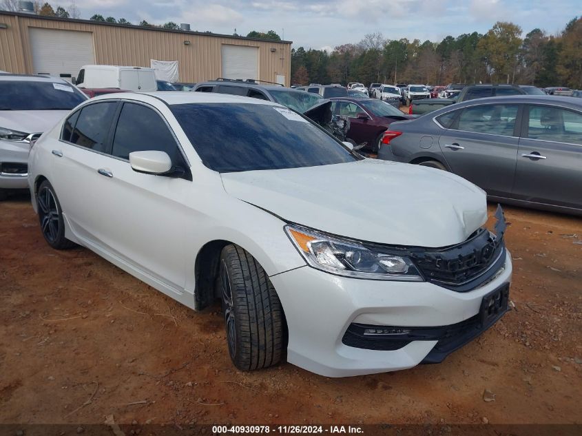 VIN 1HGCR2F17HA162567 2017 Honda Accord, Sport Se no.1