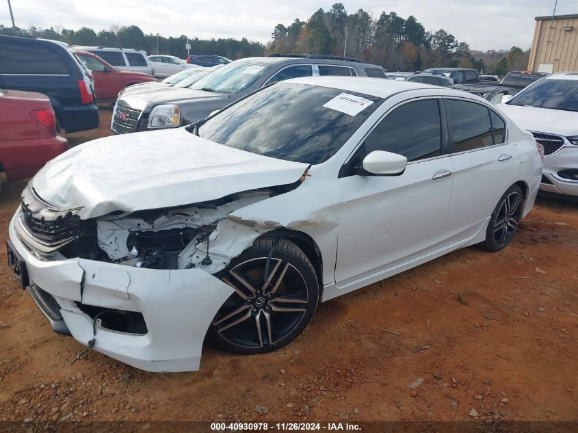 VIN 1HGCR2F17HA162567 2017 Honda Accord, Sport Se no.2