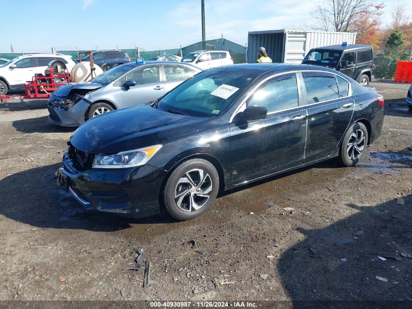 VIN 1HGCR2F32GA090869 2016 Honda Accord, LX no.2