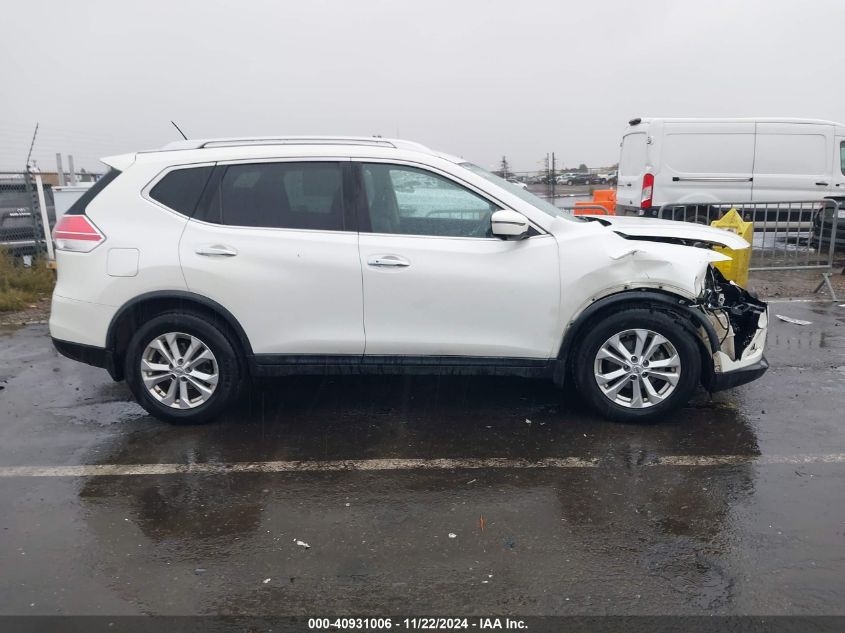 2016 Nissan Rogue Sv VIN: KNMAT2MT7GP716469 Lot: 40931006