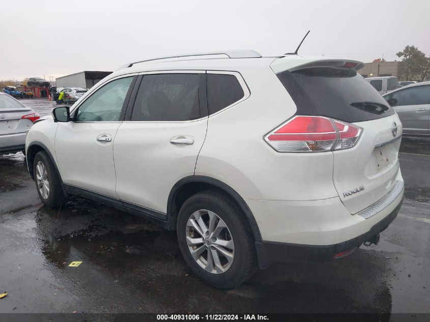 2016 Nissan Rogue Sv VIN: KNMAT2MT7GP716469 Lot: 40931006