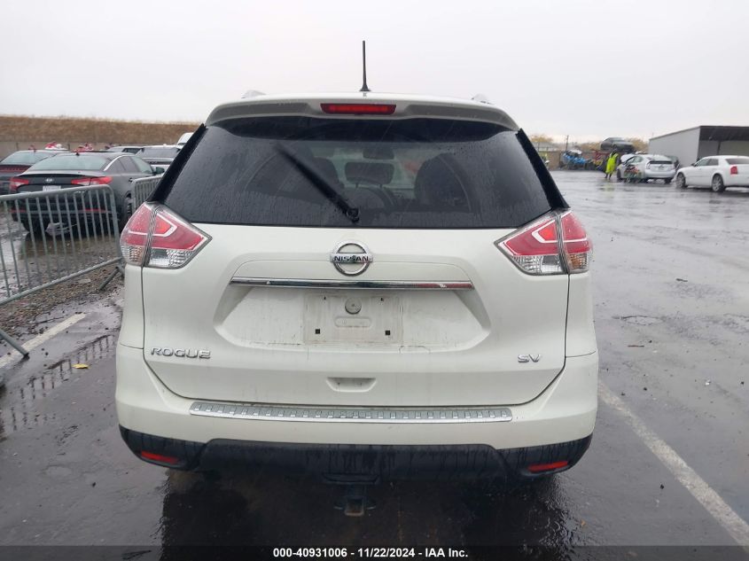 2016 Nissan Rogue Sv VIN: KNMAT2MT7GP716469 Lot: 40931006