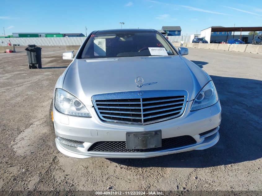 2010 Mercedes-Benz S 550 4Matic VIN: WDDNG8GB1AA317004 Lot: 40931012