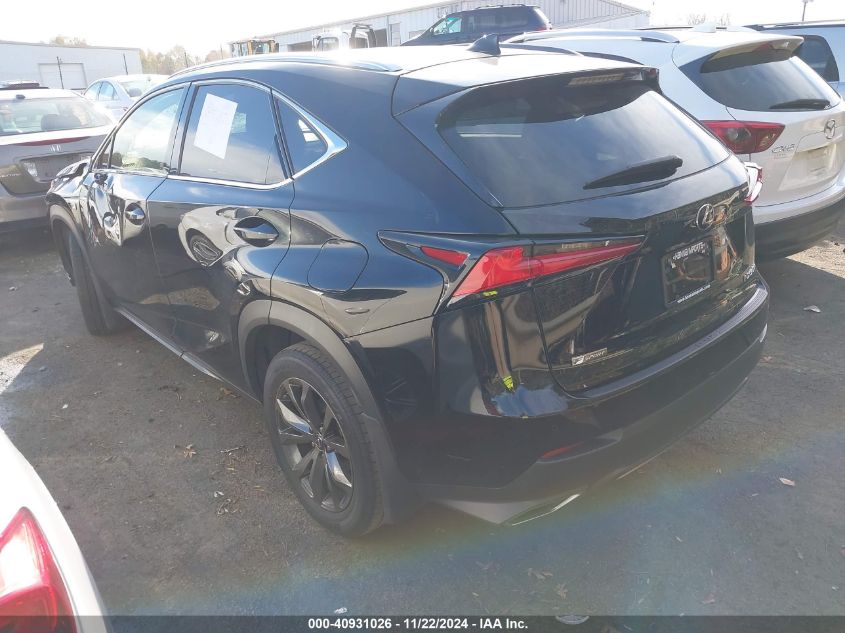 VIN JTJSARBZ3M2203039 2021 Lexus NX 300, F Sport no.3