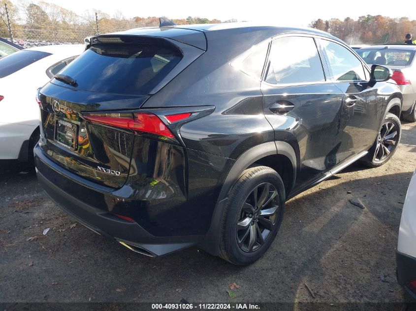 VIN JTJSARBZ3M2203039 2021 Lexus NX 300, F Sport no.4