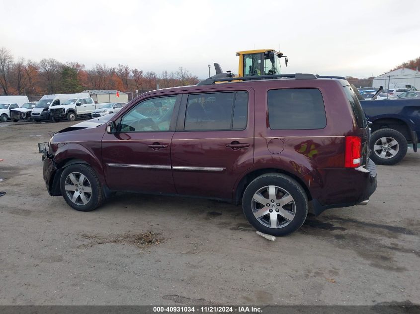 2015 Honda Pilot Touring VIN: 5FNYF4H94FB005711 Lot: 40931034