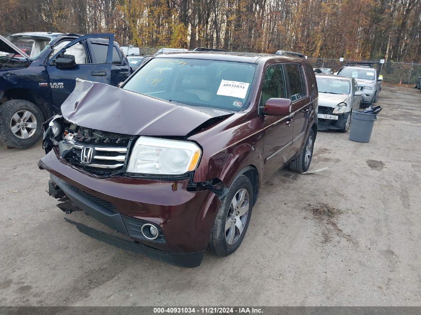 2015 Honda Pilot Touring VIN: 5FNYF4H94FB005711 Lot: 40931034