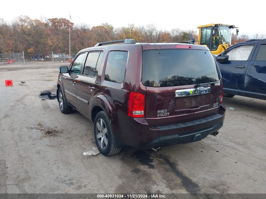 2015 Honda Pilot Touring VIN: 5FNYF4H94FB005711 Lot: 40931034