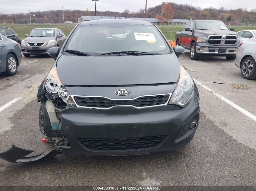 2013 Kia Rio Ex VIN: KNADN5A3XD6132773 Lot: 40931037