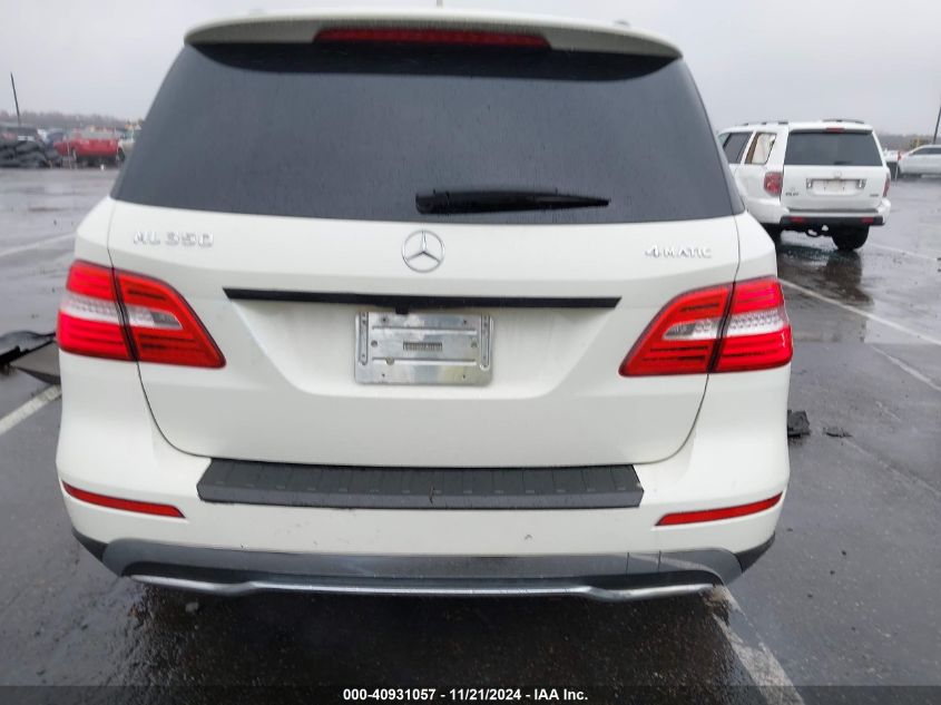 2012 Mercedes-Benz Ml 350 4Matic VIN: 4JGDA5HB7CA018376 Lot: 40931057