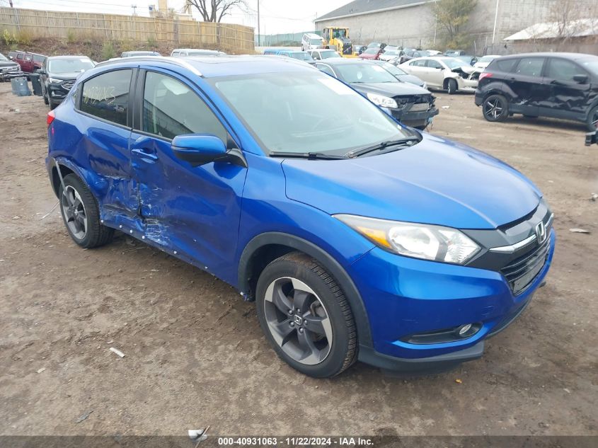 2018 Honda Hr-V Ex-L VIN: 3CZRU6H79JM721281 Lot: 40931063