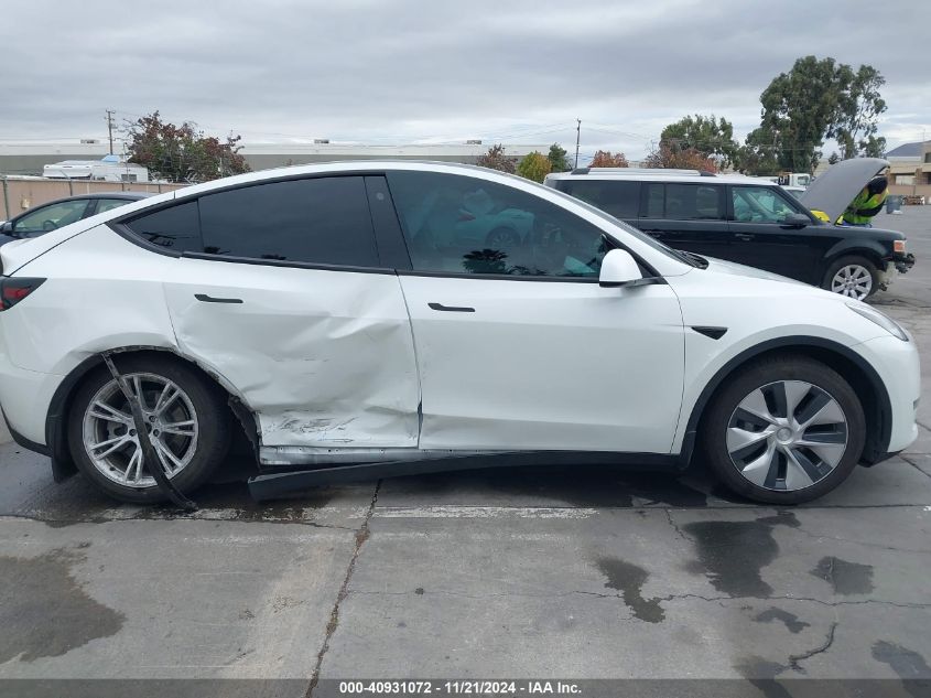 2021 Tesla Model Y Long Range Dual Motor All-Wheel Drive VIN: 5YJYGAEE7MF252022 Lot: 40931072