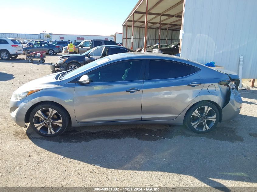 2014 Hyundai Elantra Sport VIN: KMHDH4AH9EU106903 Lot: 40931092