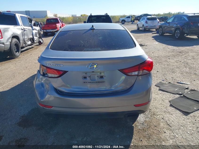 2014 Hyundai Elantra Sport VIN: KMHDH4AH9EU106903 Lot: 40931092