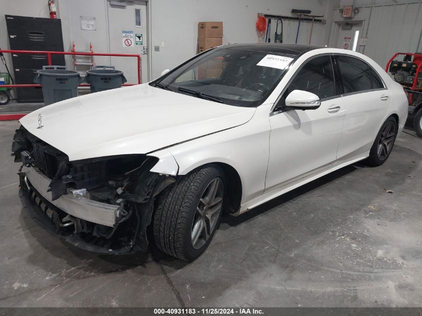 VIN WDDUG8GB6JA377114 2018 Mercedes-Benz S 560, 4Matic no.2