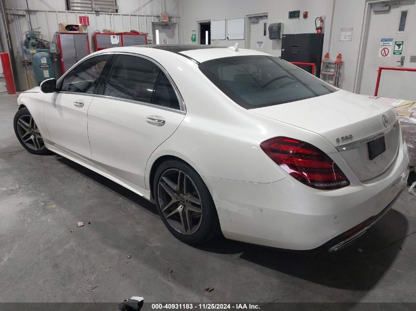 VIN WDDUG8GB6JA377114 2018 Mercedes-Benz S 560, 4Matic no.3