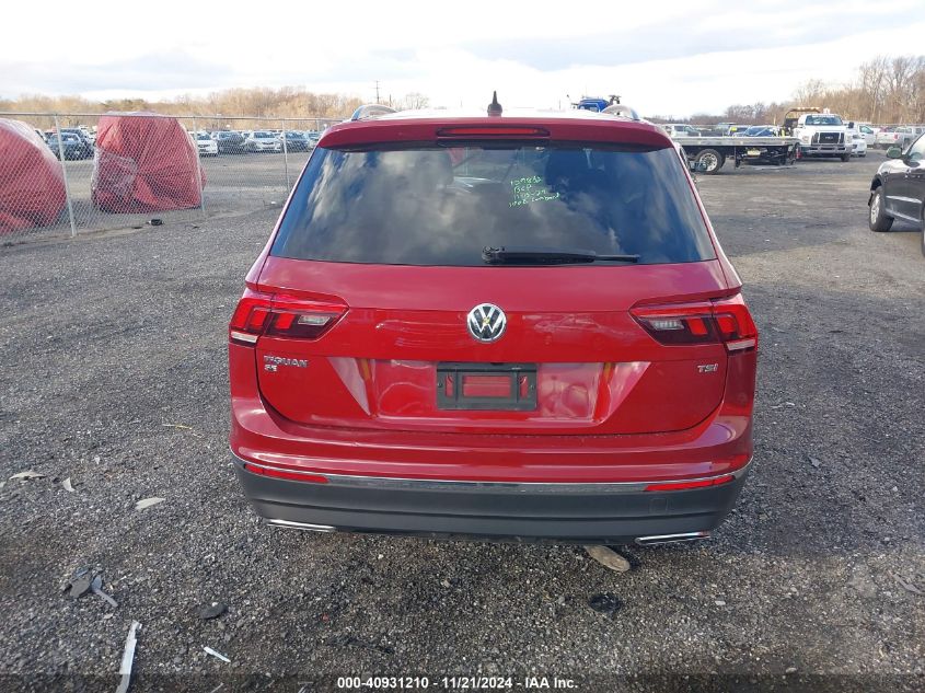 2018 Volkswagen Tiguan 2.0T Se/2.0T Sel VIN: 3VV3B7AX1JM076161 Lot: 40931210