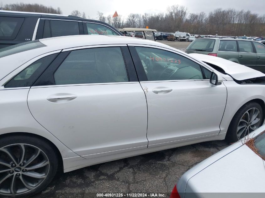 2019 Lincoln Mkz Reserve I VIN: 3LN6L5D90KR602175 Lot: 40931225