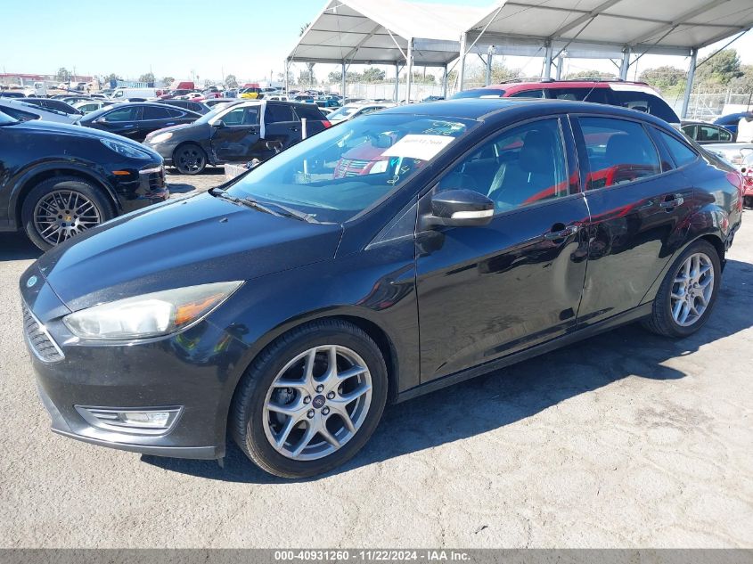 2015 Ford Focus Se VIN: 1FADP3F28FL221642 Lot: 40931260