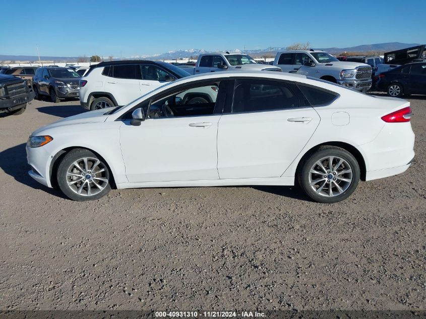 2017 FORD FUSION SE - 3FA6P0H76HR113539