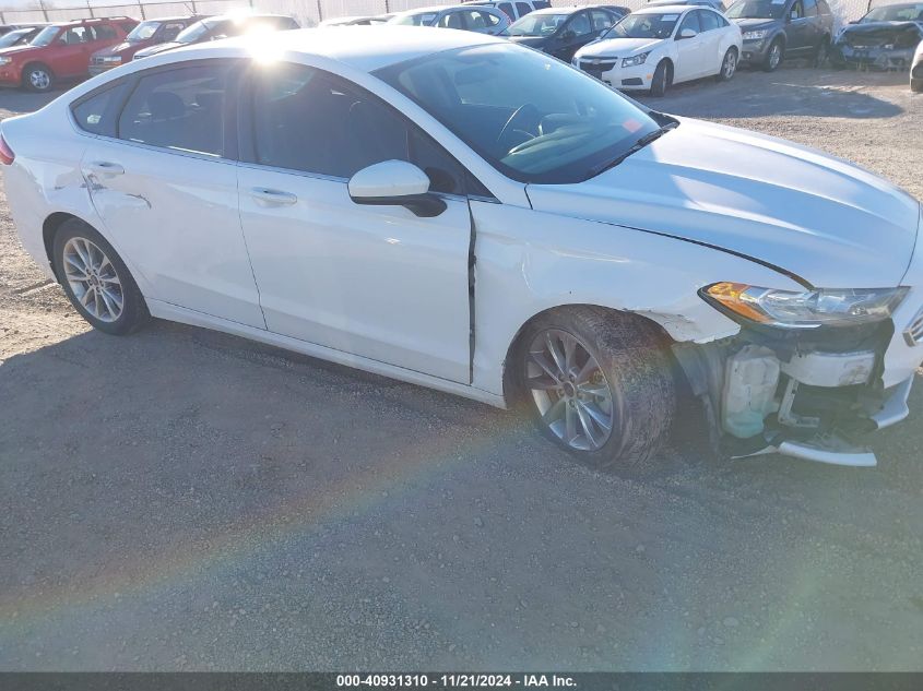 2017 Ford Fusion Se VIN: 3FA6P0H76HR113539 Lot: 40931310