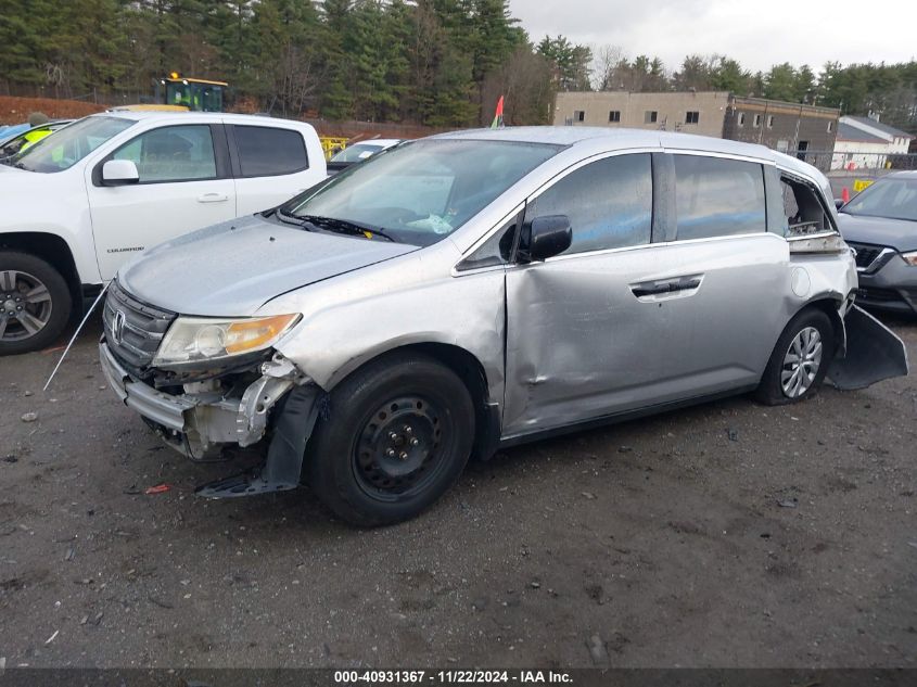 2011 Honda Odyssey Lx VIN: 5FNRL5H29BB010256 Lot: 40931367