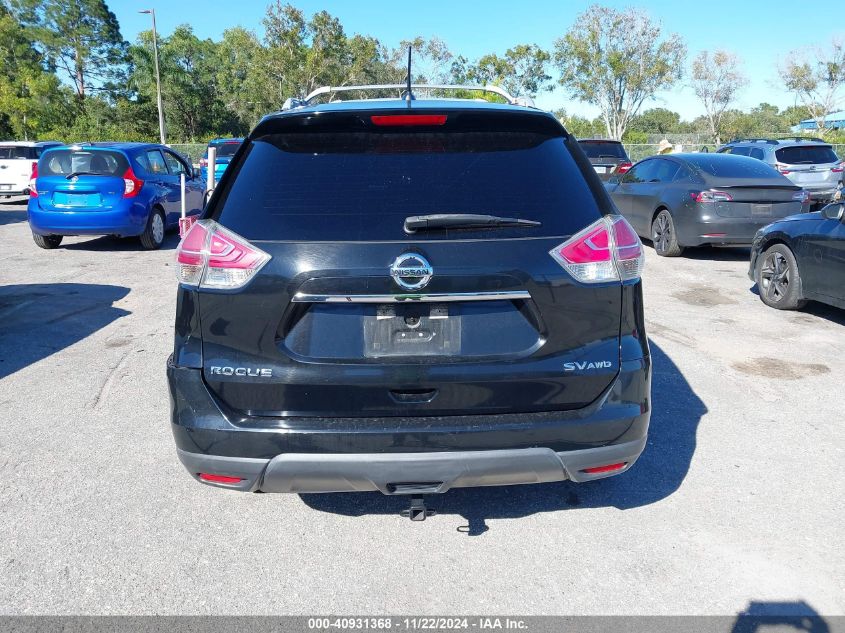 2015 Nissan Rogue Sv VIN: 5N1AT2MK7FC787258 Lot: 40931368