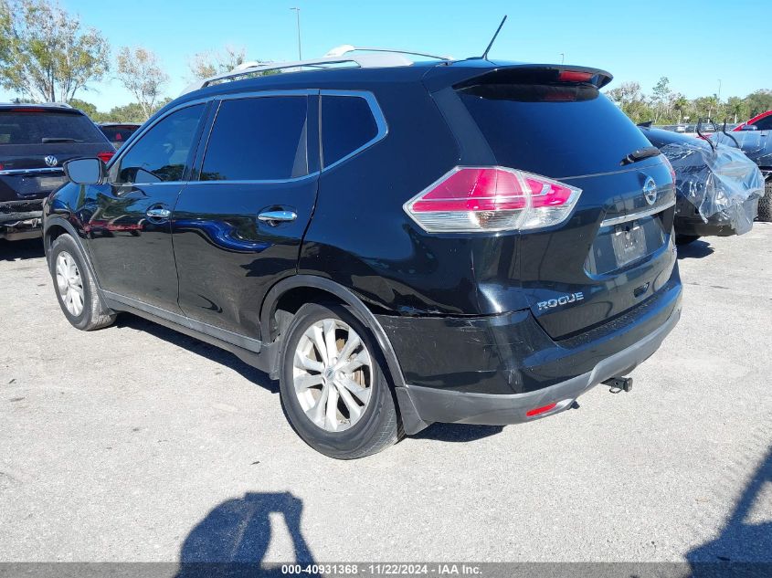 2015 Nissan Rogue Sv VIN: 5N1AT2MK7FC787258 Lot: 40931368