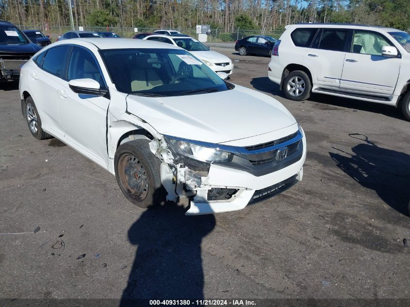 2018 Honda Civic Lx VIN: 19XFC2F50JE008303 Lot: 40931380