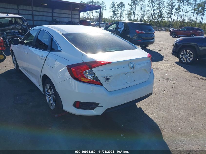 2018 Honda Civic Lx VIN: 19XFC2F50JE008303 Lot: 40931380