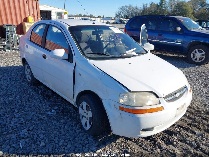 2006 Chevrolet Aveo Ls VIN: KL1TD566X6B639646 Lot: 40931389